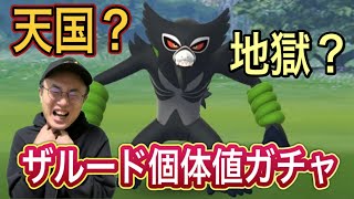 【ポケモンGO】天国？地獄？初ザルードの個体値ガチャ！【pokemon go】