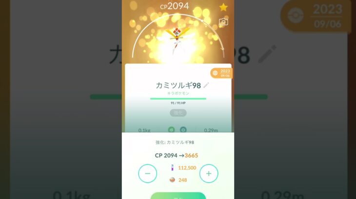 爆誕‼カミツルギ98%PL40 #ポケモン #ポケモンgo#shorts