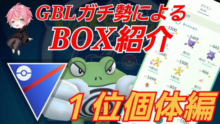 【厳選の鬼】超激レアポケモン連発？！最古参の対戦ガチ勢のBOXがこれだ！！【ポケモンGO】【BOX紹介】