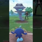 水３枚パーティでバトル②　#ポケモンGO