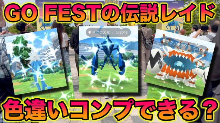 【検証】GO FEST 2024の4日間で伝説レイドの色違いをコンプリートできるのか？【ポケモンGO/Niantic】