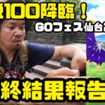 【ポケモンGO】伝説100降臨！最終結果報告！ GOフェス仙台2024 その4 都市編