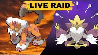 Landorus Live Raid Invite | Mega Alakazam Live Raid | Pokemon Go Live🔴