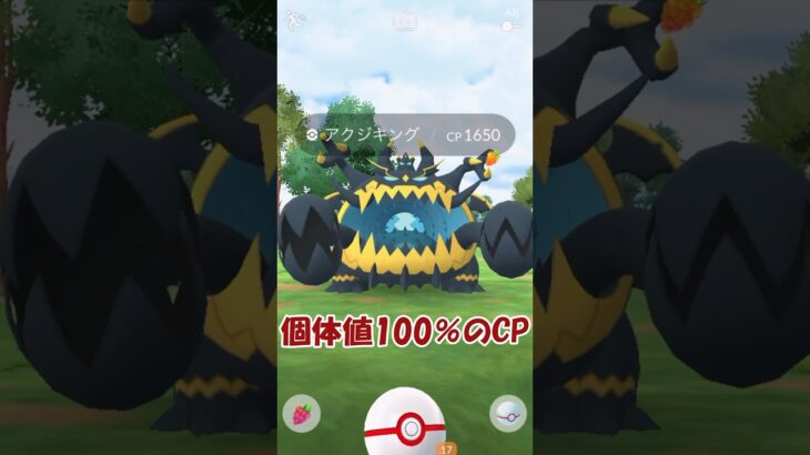 ✨個体値100％😲アクジキング✨ #ポケモンgo #pokemongo