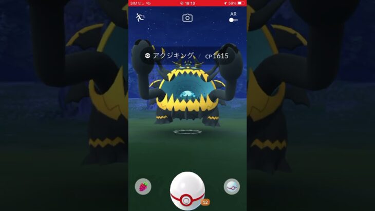 ゲットの瞬間　パート809 ポケモンgo アクジキング　#pokemon