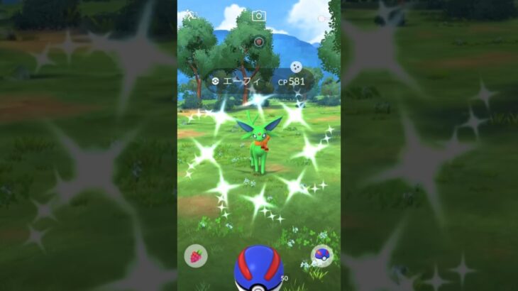 【ポケモンGO】マフラー🧣ブラッキー💙エーフィ💚の色違い降臨！#shorts #pokemongo #ポケモンgo色違い #ポケモンgo