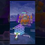 ｗシェイミでシードフレア　VS　シャドウグラードン【ポケモンGO】#shorts　#グラードン　#シェイミ