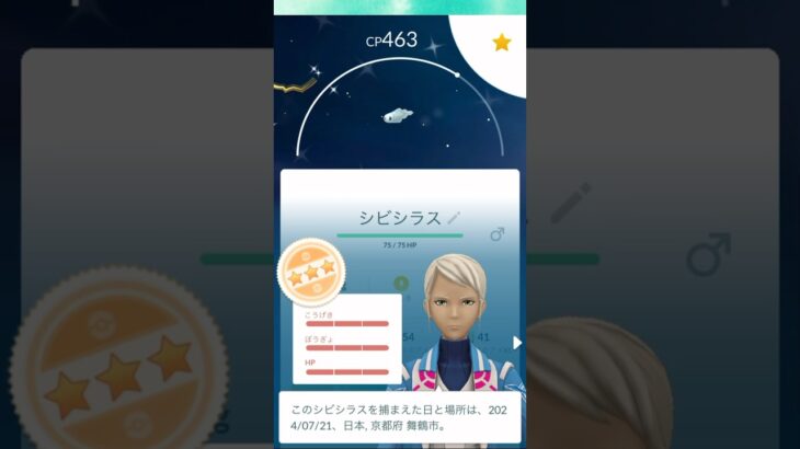シビシラスのコミュデイをやってたらまさかの‥#ポケモンgo #コミュニティデイ #色違い #シビシラス