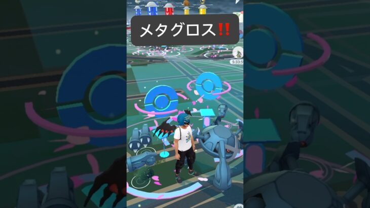 【ポケモンGO】メタグロスが現れた!!【✨Metagross Pokémon GO X Pokemon Card Artwalk✨】