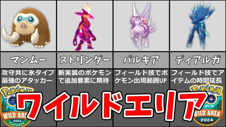 ワイルドエリアおすすめポケモン10選！福岡とグローバルで共通のおすすめポケモンは？#ポケモンgo