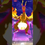 ポケモンGO❗️キョダイマックスリザードン😆36人集まって…やっと勝てた！20人くらいだとみんな抜けちゃうんだよね🥲