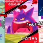 *HUNDO* GIGANTAMAX GENGAR RAID (Max BATTLE) in Pokemon GO.