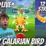 ✨Shiny Galarian Bird Hunt in Pokemon Go!✨ (12 HOUR STREAM!!!)