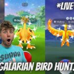 ✨Shiny Galarian Bird Hunt in Pokemon Go!✨ (LIVE!)