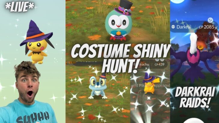 ✨ Costume Froakie and Rowlet Shiny Hunt and MORE In Pokemon Go!✨