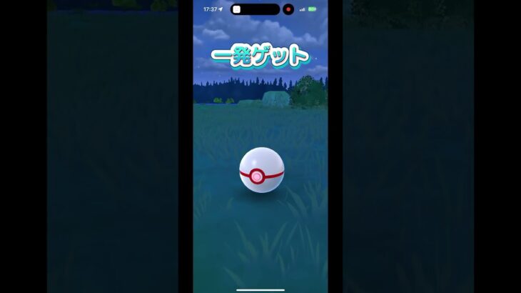 色違い　カイオーガ　一発ゲット　ポケモンGO