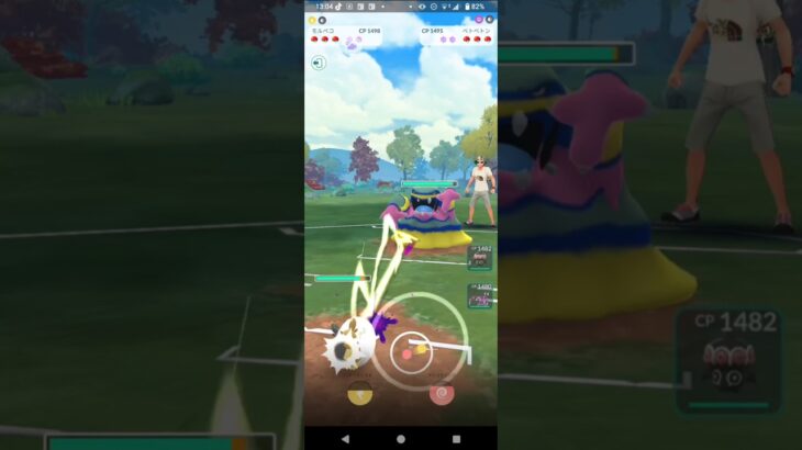 ポケモンGO闘争心カップ対戦モルペコ＆ネンドール＆ドラピオン全5戦③