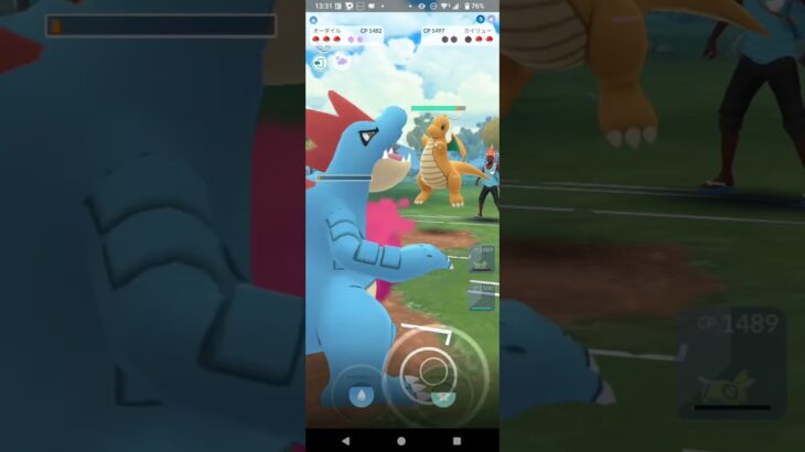 ポケモンGOレトロカップ対戦ノコッチ＆オーダイル＆エンニュート全5戦①