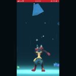 ルカリオをメガルカリオにメガシンカ！#ポケモンgo #pokemongo