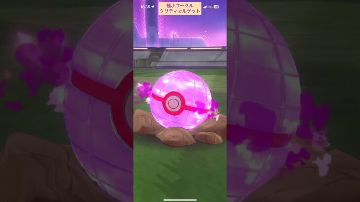 【難易度中】ダイマックスフリージオ極小サークルクリティカルゲット【ポケモンGO】