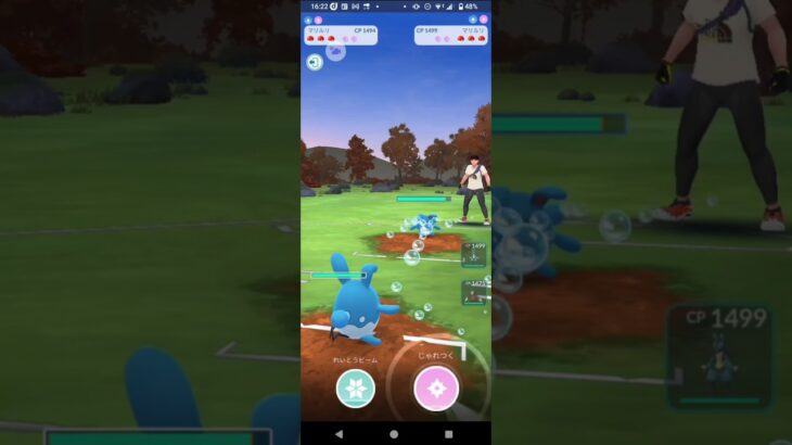 ポケモンGOファンタジーカップ対戦マリルリ＆ルカリオ＆ドリュウズ全4戦④