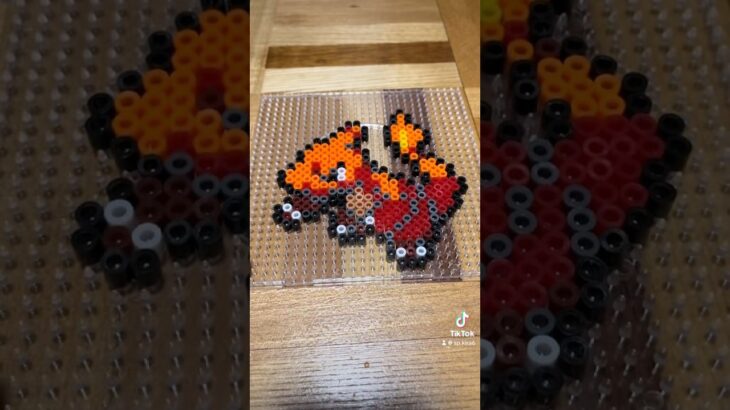 #ポケモン #pokemon  #アイロンビーズ #ironbeads  #ポケモンGO #pokemongo #リザード  #charmeleon