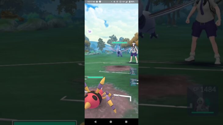 ポケモンGOスーパーリーグ対戦アリアドス＆ヤレユータン＆オーダイル全5戦①