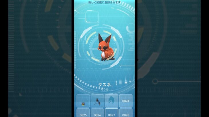 【ポケモンGO】クスネ初ゲット！！！#ポケモンgo #ポケモン #クスネ