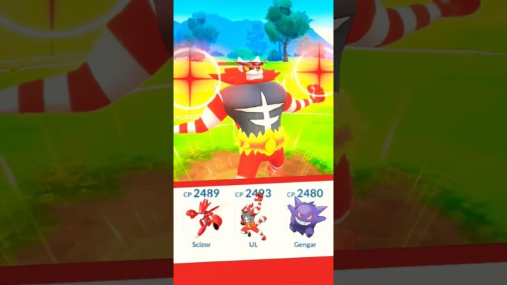 Gengar 😈 Scizor 🔥 Gengar 😈 || Pokemon Go 🌈 @pokemongo #shorts #battleleague