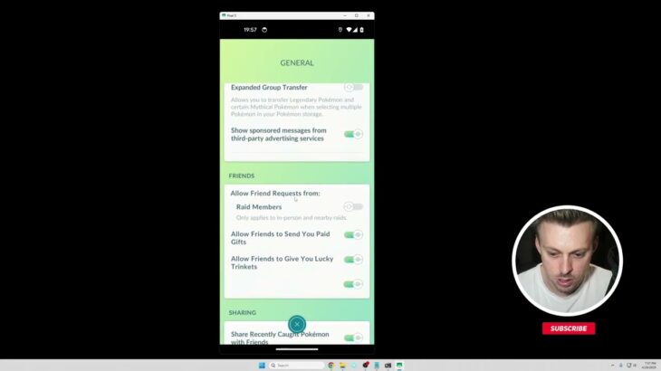 How to allow friend requests from raid members in Pokemon GO