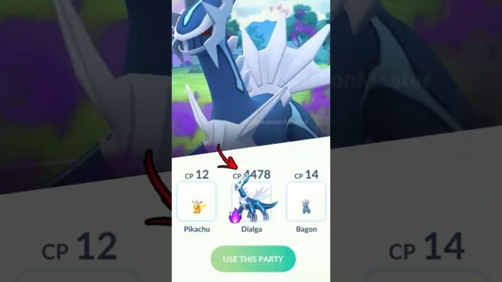 1.1 Hp Shadow DIALGA vs Team go rocket (Pokemon GO)