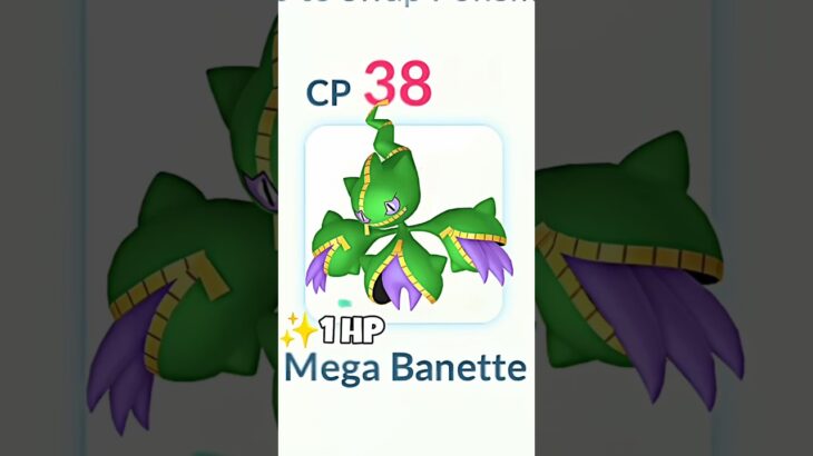 ✨1HP Mega Banette Destroy Grunt Badly In #pokmongo #pokemon #ポケモンgo
