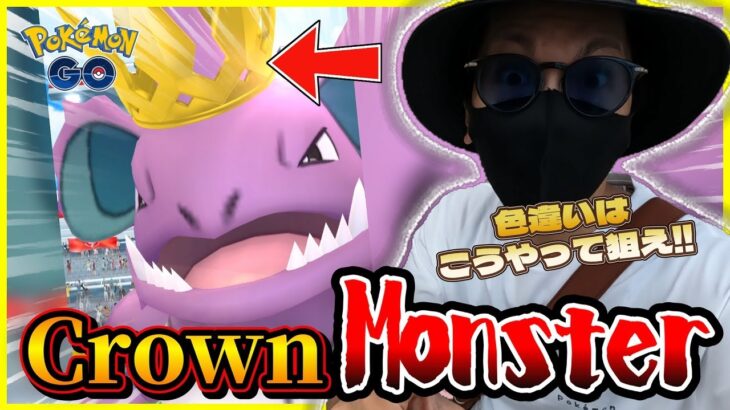 【ポケモンGO】まじで絶対おすすめ！！色違い王冠ニドキング＆王冠ニドクインを狙え！！そこに愛は・・・あるんか？？【ロイヤルな活躍】