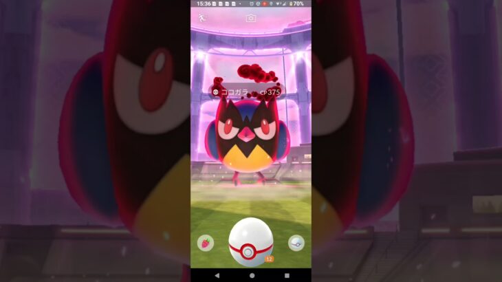 【ポケモンGO】ココガラ（ダイマックス）GETチャレンジ。