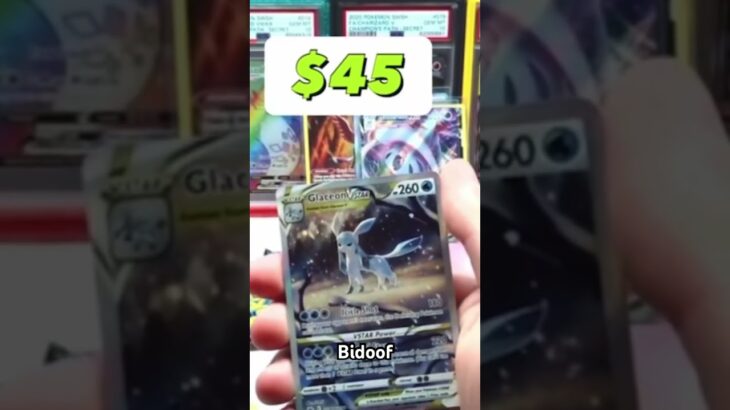Glaceon Pull from Crown Zenith! 👑❄️ #pokemon #pokemongo #shorts #youtubeshorts #pikachu