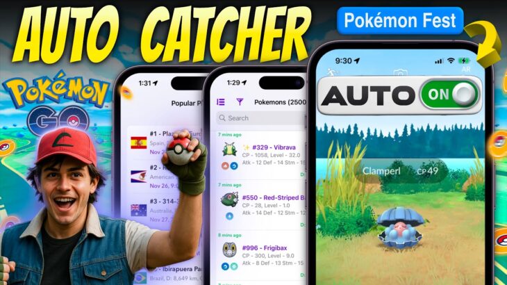 Pokemon Go Spoofing 2025! Successfully Attend Fest Auto Catch Pokemon When Work/Sleep
