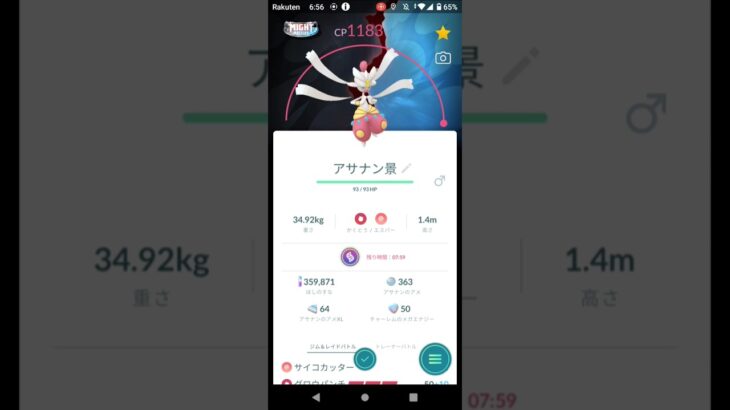 背景付きメガチャーレム!!  #pokemongo #ポケモンgo #メガレイド #背景付き #力と極み #コミュニティディ