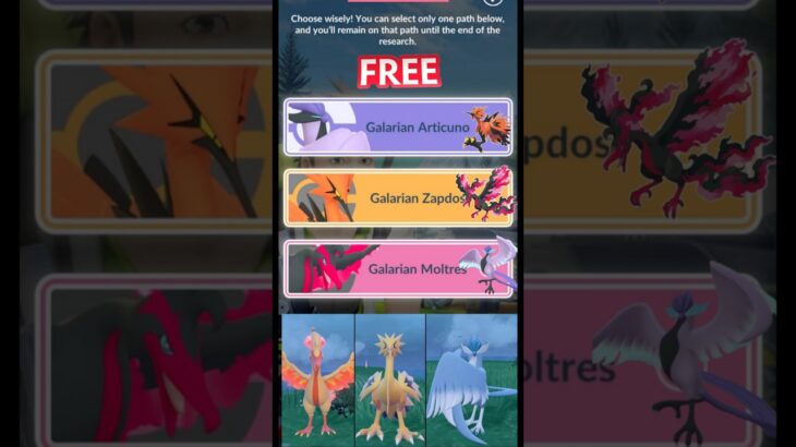 Finally I Got Free✨️Galarian Birds in Pokemon GO