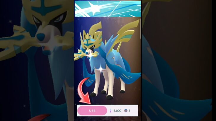 First Time Using✨️Behemoth Blade Effect in Pokemon GO