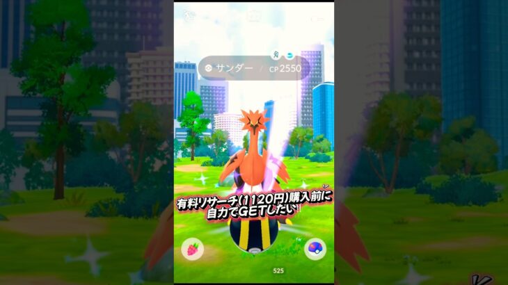 【ポケモンGO】ガラル三鳥に遭遇した結果！？