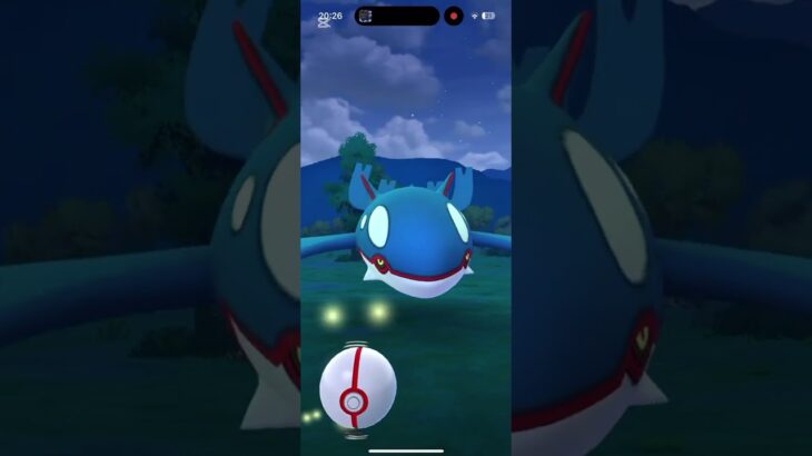 カイオーガゲットします‼️ #ポケモンGO