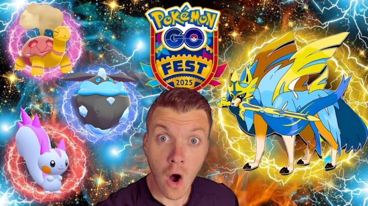 🔥GO FEST Day 2 – 2025 & CROWN Zacian RAIDS🔥✨ Pokémon GO LIVE! 🔴