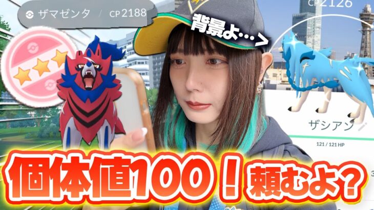 大阪GOFestでやっと個体値100きたあああ！肝心なのは！特別背景！！【ポケモンGO】