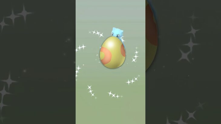 Got unexpected Shiny From egg in Pokémon Go #shorts #shiny #hatch #ultragoo #gotcha #lucky #mew