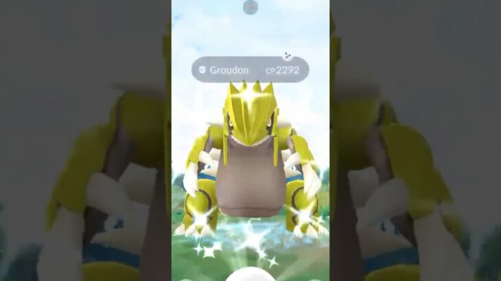 ✨I Caught 2 SHINY Groudon in 3 Raids in Pokemon Go!✨ #shorts #pokemon