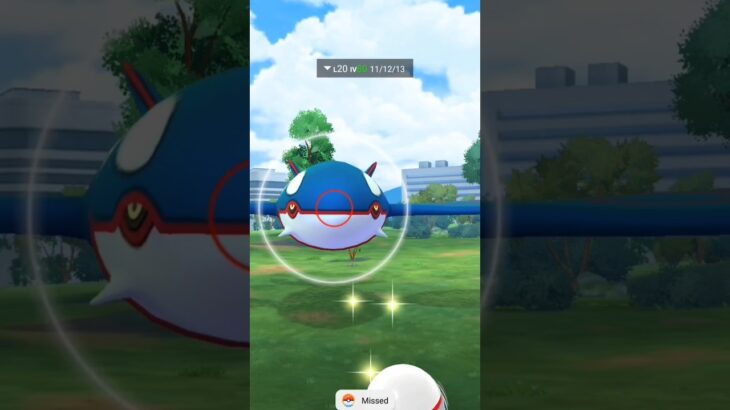 I caught KYOGRE  in a raid battel on pokemon go 😱😱#pokemongame #pokemon