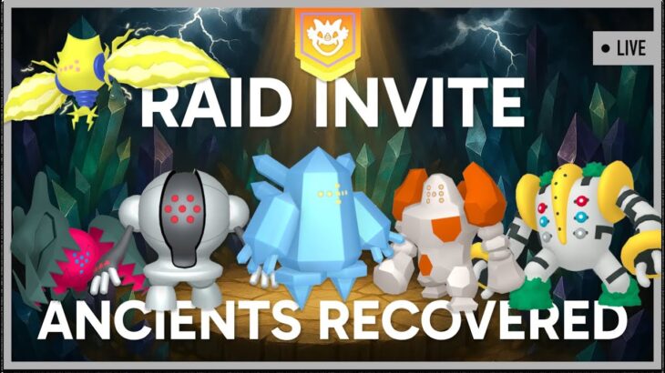 Live Pokemon Go – Ancients Recovered Day 5 – Last Call For Regis