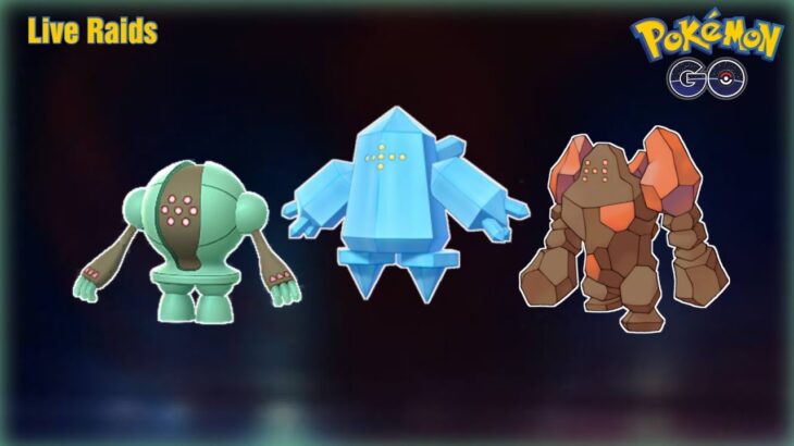 Live Regirock, Registeel and Regice Raids | Pokémon Go | Yagnik009
