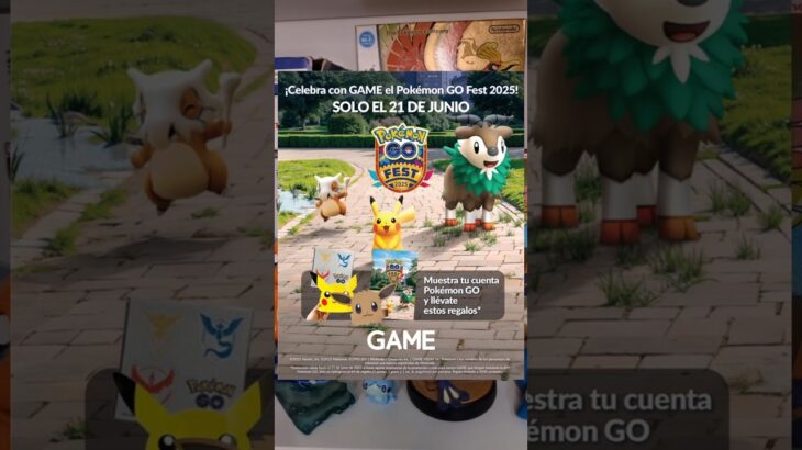 Merchandising gratuito de Pokemon mañana en @VideojuegosGAMEesp 😜✌🏻#pokemongo #jesusnoid #game