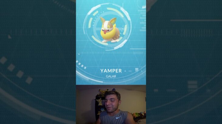 NEW Yamper CAUGHT In Pokemon Go! #shorts #pokemon